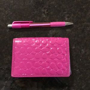 Coach Pink wallet